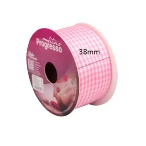 FITA XADREZ XT009 38MM COR 240 ROSA ESCURO - 10 MT