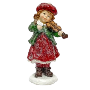 MENINA DECORATIVA EM PE 18CM