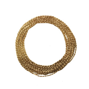 FIO DECORATIVO PAPEL OURO/BEGE 10 MT - 19000614