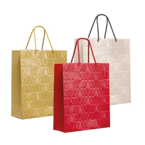 SACOLA PREMIUM C/RELEVO SORTIDO M 26X31X10 - 14001650