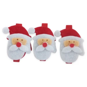 PRENDEDOR PAPAI NOEL ESTIL C/3 4,9X3,1CM - 25759