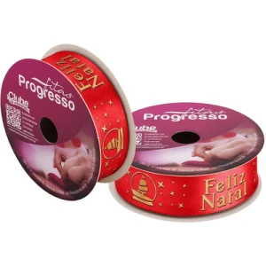 FITA  ECF005F 22MM 026 FELIZ NATAL - 10 MT