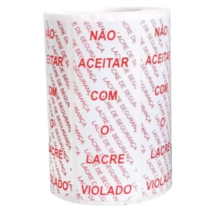 ETIQUETA LACRE SEGUR NAO ACEITAR C/500