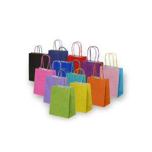 SACOLA PAPEL BRANCO 13,5X8X16 - C/10