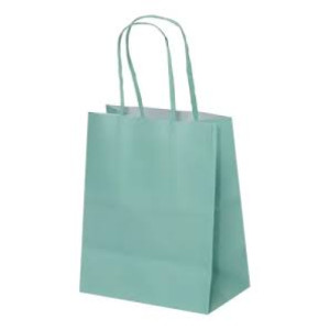 SACOLA PAPEL AGUA MARINE 13,5X8X16 C/10