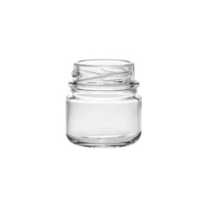POTE VIDRO GELEINHA 40ML C/ TAMPA BRANCA