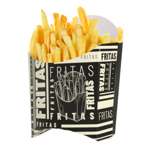 CAIXA BATATA FRITA BLACK - C/ 50