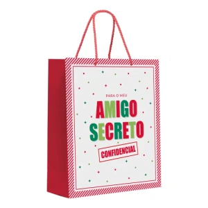 SACOLA PREMIUM AMIGO SECRETO G 38X34X15 - 19001053