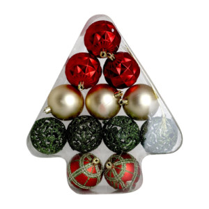 BOLA MIX CX ARVORE 6CM C/12 VD/VM/DO - 28495