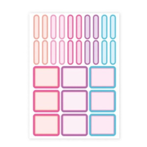 ETIQUETA FASHION CORES  C/58 - 18100203