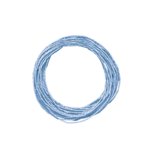 FIO DECORATIVO PAPEL AZUL CLARO 10 MT - 19000600
