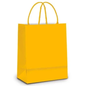 SACOLA PAPEL 32X26,5X13 EMOTIONS AMARELO - 14000812