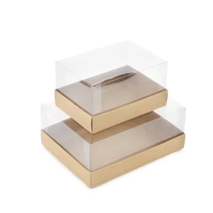 CESTA C/TAMPA ACETATO KRAFT M - 13100766