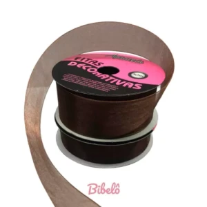 FITA ORG BIBELO MARROM - 209739 C/ 10 MT