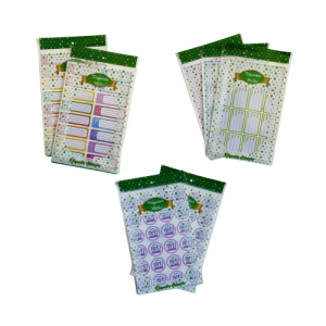 ETIQUETA ADESIVA DECORADA - C/100