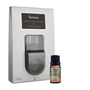 KIT AROMAT. ELETRICO STANDARD BLACK C/BAMBOO - VIA AROMA
