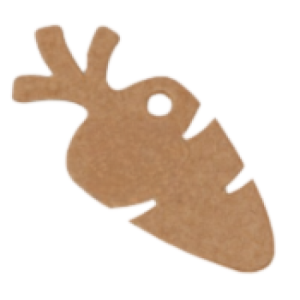 TAG CENOURA KRAFT C/10 - 7323