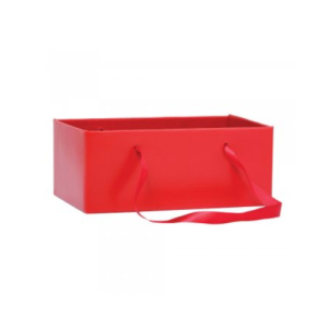 CACHEPOT RET C/ ALCA VERMELHO