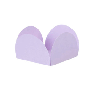 FORMINHAS MONTADA PETALAS LILAS C/40