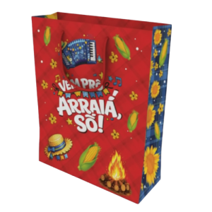 SACOLA P 16X8X19 VEM PRO ARRAIA - SPVA-1