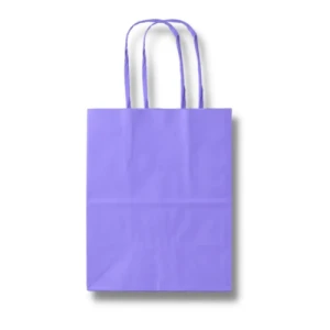 SACOLA PAPEL LILAS 17,5X8,5X21,5 C/10
