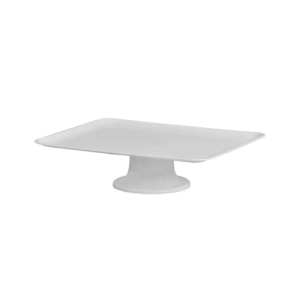 BANDEJA BRANCA C/ PEDESTAL 30X37 TRES TRIANG