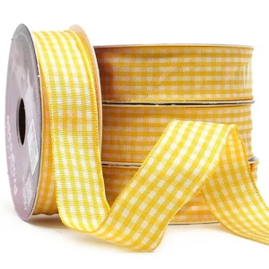 FITA XADREZ XT005 22MM COR 038 AMARELO OURO - 10 MT