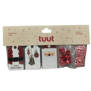 TAGS DECOR GUIZO D2 4,5X7,5CM C/9 - 31678