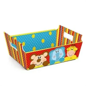 CESTA CARTAO PP 10X14,5X5 FESTA FLORESTA - 252755