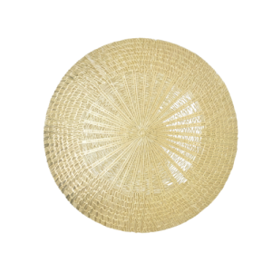LUGAR AMERICANO PVC REDONDO PALHA VM - 27464