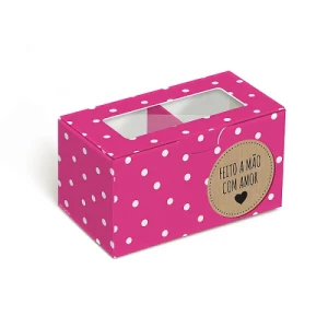 CAIXA P/ 4 BRIGADEIROS POP PINK - 13001939