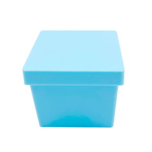 CAIXA QUAD ACRILICA AZUL 5X5 - C/10