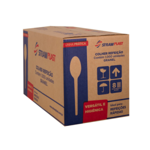 COLHER REFEICAO BRANCA GRANEL - C/1000