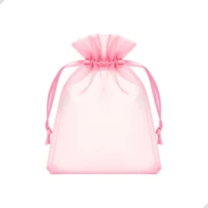 SACO ORGANZA 20X30 - PINK C/ 10