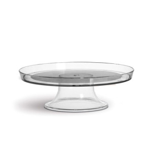 PRATO C/ PEDESTAL 270 MM BORDA ALTA TRES TRIANG.