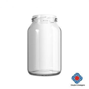 VIDRO 3250 ML C/ TAMPA MET BRANCA