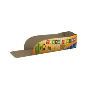 CAIXA CHURROS E CACHORRO QUENTE 20X6X4 C/10