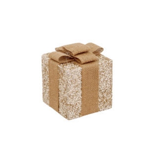 ADORNO PRESENTE 8CM DOURADO - 60098