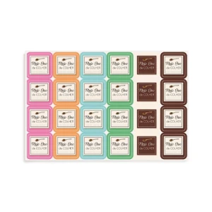 CARTELA ADESIVA CHOCOLATIER MEIO OVO 18100089 - C/ 48