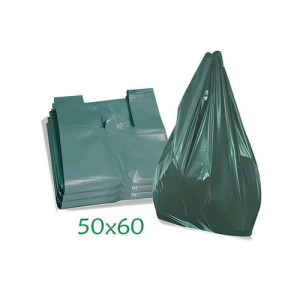 SACOLA RECICLADA 50X60 VERDE ESCURO - 4 KG