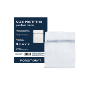 SACO PROTETOR P/ LAVAR ROUPAS 25X30 PARAMOUNT