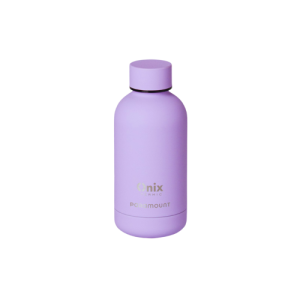 GARRAFA INOX 350ML SILICONE LILAS PARAMOUNT