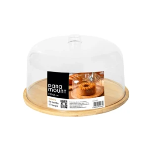 BOLEIRA DE BAMBU C/ TAMPA 30 CM PARAMOUNT