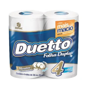 PAPEL HIG. DUETTO F.D 04X30M