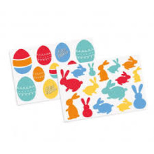 CARTELA ADESIVA PASCOA ADOLETA SILHUETA 18100085 - C/26