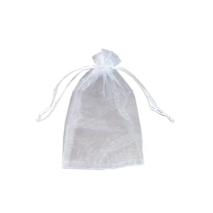 SACO ORGANZA 20X30 - BRANCO C/ 10 - D999