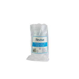 TAMPA BOLHA C/ FURO P/ COPO PET C/50 - TALGE