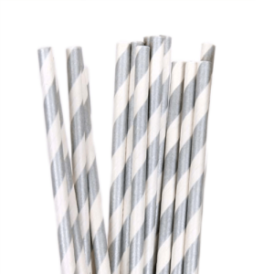 CANUDO PAPEL BCO/PRATA C/ 25