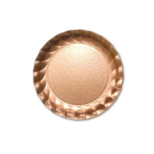 CAKE BOARD BOLO VULCAO OURO ROSE