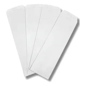 SACO PAPEL BRANCO LISO P/ TALHER - C/100